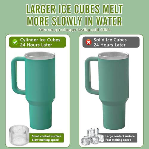 Moldes de hielo cilíndricos con tapa pack x4 miniatura 5