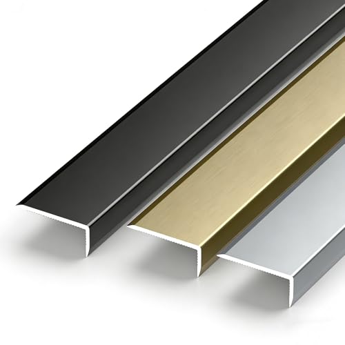 Tiras De Moldura De Puerta, Tira Borde Suelo, Tira De Moldura De Borde De Piso De Aluminio, para Puertas, Ventanas Bordes Suelo(Rose Gold,12.5mm/0.49in)
