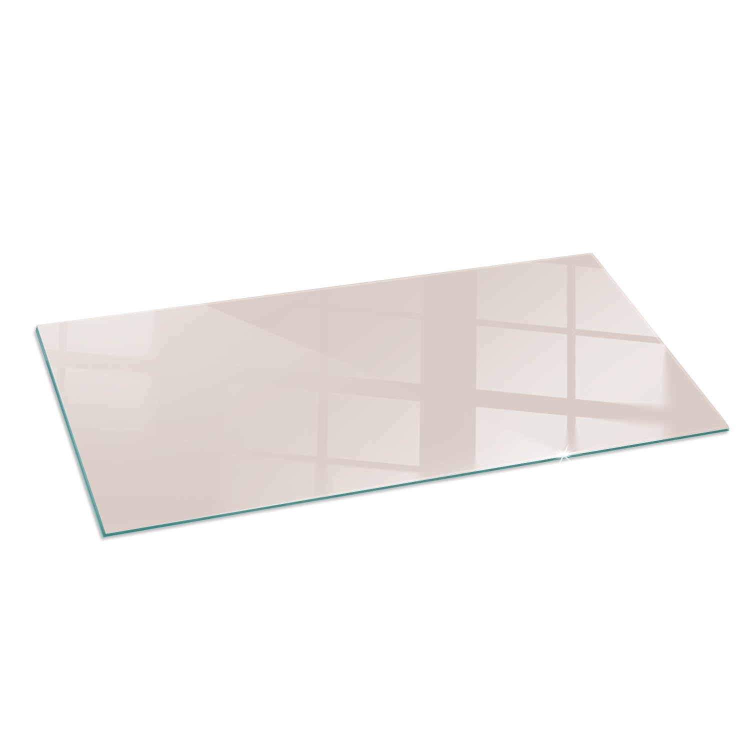 Plaque de protection pour cheminée élégante base de foyer rectangulaire haut de gamme