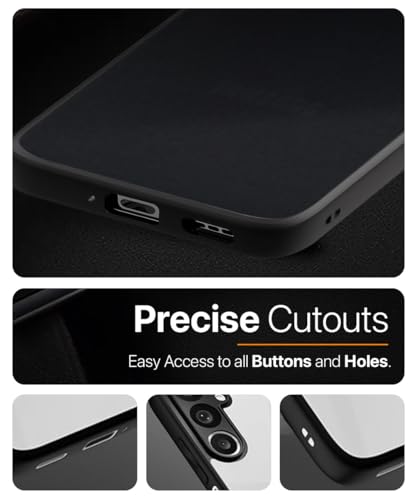 Image of WOW IMAGINE Translucent Hybrid Back Case Cover for Samsung Galaxy M34 5G | F34 5G Smoked Matte Back | Shock Proof 360 Degree Protection | Protective Hard Case - Matte Black
