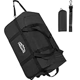 FREEAMG 30 Inch Rolling Duffel Bag with Wheels And Handle Large Foldable Travel Duffle Bag for Travel, Camping, Outdoors