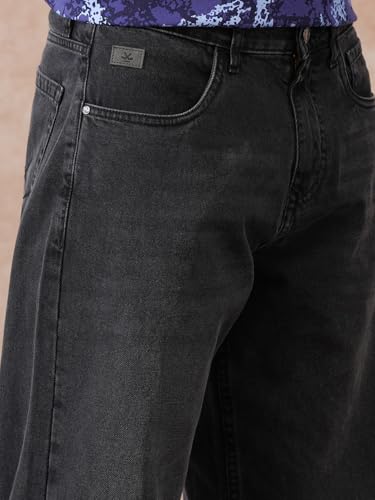 Image of WROGN Men's Loose Fit Jeans | Mid Rise | Jeans for Man