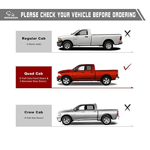 Estribos 5'' para Dodge RAM 1500 2009-2024 IRONBISON miniatura 3