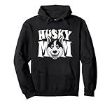 husky mom cute happy siberian husky dog mamma donna felpa con cappuccio