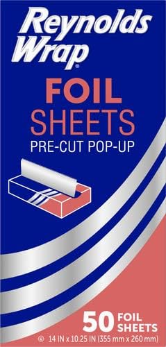Reynolds Wrappers Aluminum Foil Pop Up & Sheets, 50 Count