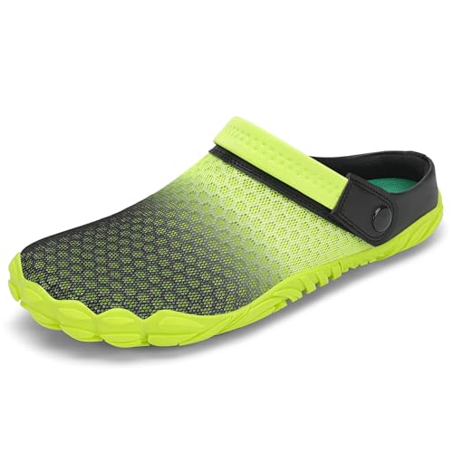 Mishansha Clogs Herren Barfuß Gartenschuhe Damen Grün Gr.39