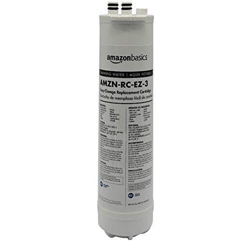 AmazonBasics EZ-Change Advanced Filtration Replacement Cartridge | 500 Gallons, Equivalent To Culligan RC-EZ-3