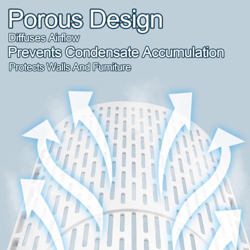 Deflector para aire acondicionado con 3 ventiladores pasivos y panel transparente clear 4