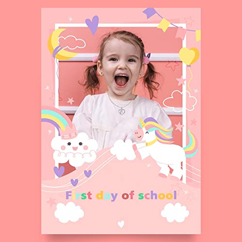 Glemay Back To School Necklace For Girls First Day Of School Gift For Daughter Niece Unicorn Necklace For Little Girl From Mom Daughter #TOP1