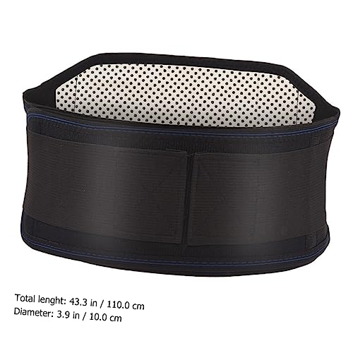 Faja lumbar auto-calentable para soporte y alivio de dolor de espalda miniatura 2