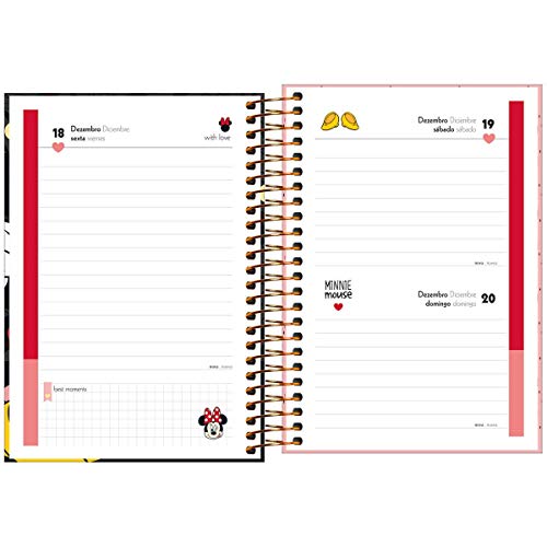 Agenda Espiral Diária Minnie 2021