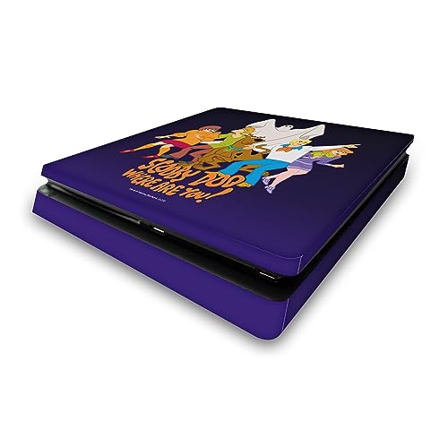 Graphismes vinyle autocollant Scooby-Doo PS4 Slim idée cadeau geek anniversaire