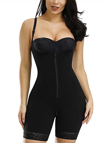 FeelinGirl Shapewear Formende Tops Figurformender Mieder Body Shaper Damen Bodyshape Bauchweg Damen Shaping angenehm Bodyshaping Dehnbarkeit Stark Formend Groß Größe