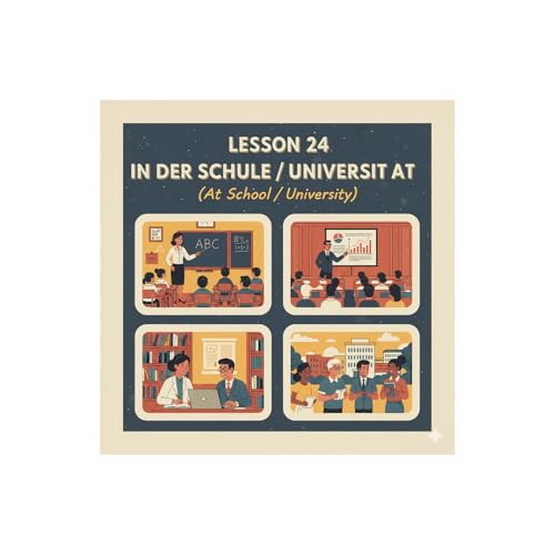 Lesson 24 | In der Schule / Universität | At School / University | German A1 (Telugu)