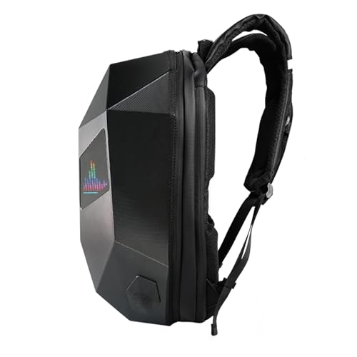 Sac à dos LED étanche et rigide pour rester visible à moto
