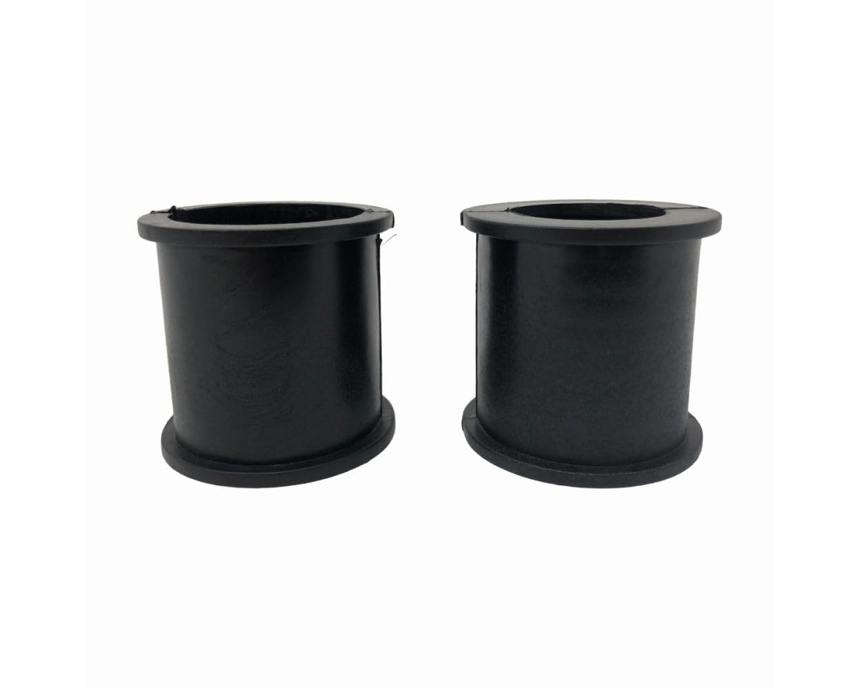 Fishmaster Universal Insert Pack for T-Top Accessories - 1.66" and 1.315" Pair of Collar Inserts, Vertical Pole Mount (Black)