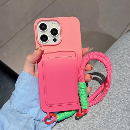 Coque antichoc iPhone 13 Pro RoseRedGS pour éviter les chutes avec sa dragonne