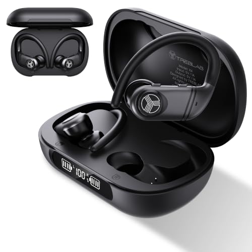 TREBLAB X4 Over the Ear Earbuds Wireless Bluetooth 11H IPX5