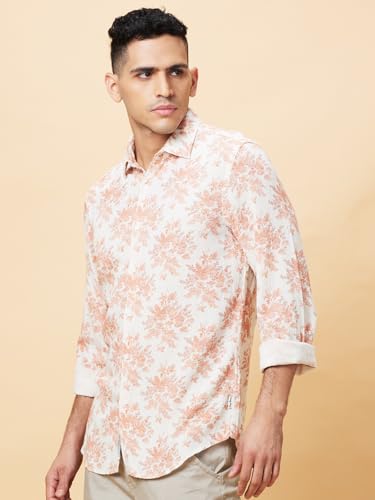 Image of Being Human Black Slim Fit Regular Collar Men's Shirt Clothing
