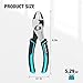 DURATECH 6 Inch Slip Joint Pliers, Small Pliers with Comfortable TPR Handle, High Carbon Steel, Swivel Rivet, Strong Sharp Teeth, Pliers for Tightening, Loosening and Gripping Nuts and Bolts