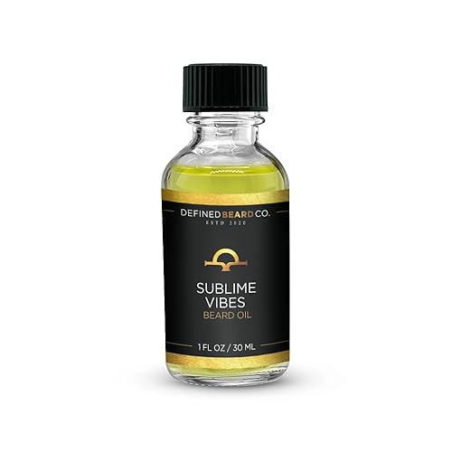 Aceite para barba Sublime Vibes - 1 onza líquida - Alivio de la picazón de la barba