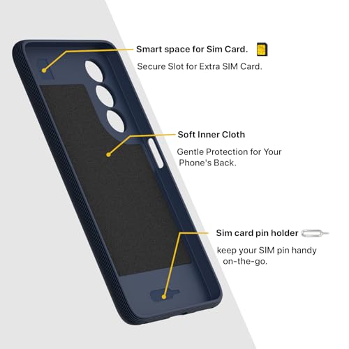 Image of Pikkme Back Cover for Oppo K13x 5G Camera Protection 3D Hexa Cube Design Silicone Protective Bumper Case (Blue)
