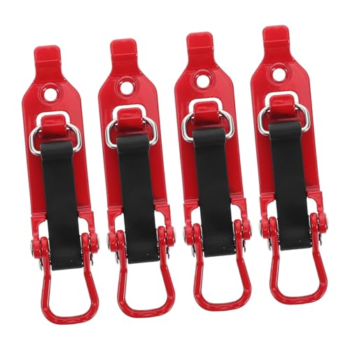 Unomor 4Pcs Shovel Holder Clamp for Roof Rack Durable Mounting Kits for Firefighting Tools Easy Installation Trucks and Trailers Multipurpose Design for Secure