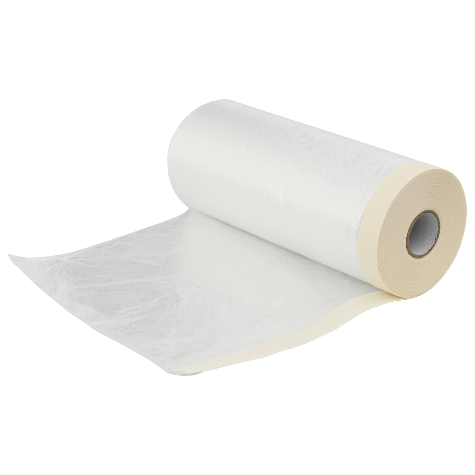 Staubschutzfolie Mit Klebeband 12 Stuck Transparent 240x2000 cm | HDPE Wasserdicht, Selbstklebend, Leicht Abziehbar, Fur Mobel Und Boden