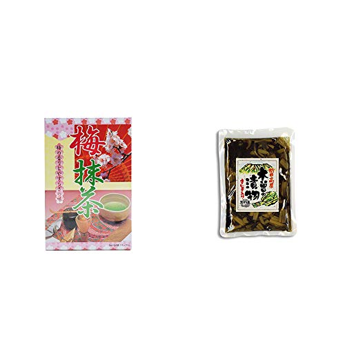 [2点セット] 梅抹茶［大］(24袋) ・木曽の漬物  すんき漬け(200g) 
