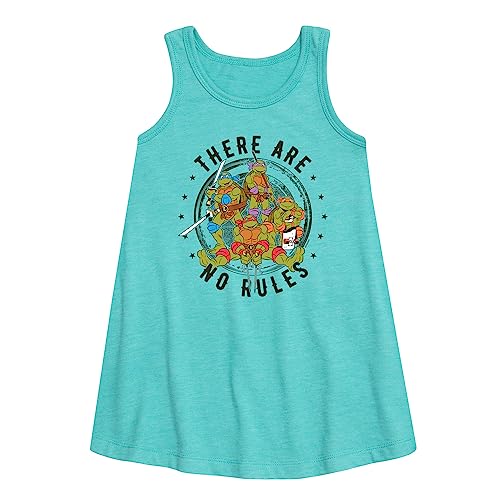 HYBRID APPAREL - Teenage Mutant Ninja Turtles -There are No Rules - Toddler & Youth Girls A-line Dress