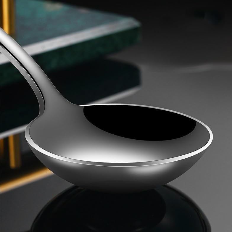 4/6/8/10/12 Pcs Dinner Spoons Set, Food-Grade Stainless Steel Large Tablespoons, Metal Cutlery Spoon, Soup Spoon, Spoons Silverware for Home, Kitchen or Restaurant, Mirror Polished, Dishwasher Safe 8