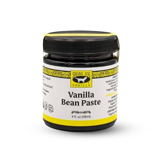 Singing Dog Vanilla Bean Paste, 4 fl oz - All-Natural, Non-GMO, Gluten-Free, Corn-Free, Kosher, Vegan - Sustainably Sourced, Allergen-Free USA Facilities