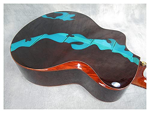 YYYSHOPP Guitare Acoustique à la Main, Top épinette Solide, Cornes Solides et Dos, Guitare à la Main de Luxe Haut de… - Les Beatles, Paul McCartney, John Lennon, RIngo Starr, George Harrison YYYSHOPP Guitare Acoustique à la Main, Top épinette Solide, Cornes Solides et Dos, Guitare à la Main de Luxe Haut de… – Image 6