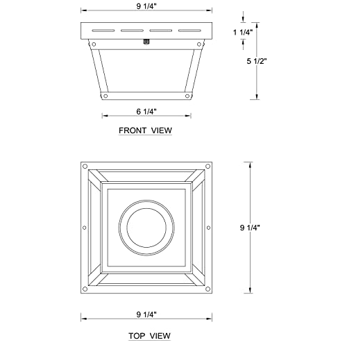 C Cattleya 2-Light Motion Sensor Ceiling Light Fixture Outdoor Flush Mount Light Porch Lights Ceiling Mount Black With Textured Glass For Front Porch Deck Covered Patio Hallway #TOP5