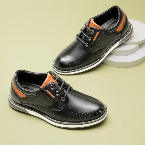 Bruno Marc Boy'S Casual Dress Oxford Comfort Uniform Formal Fashion Sneaker Shoes,Size 2 Little Kid,Black,Sbox2404K thumb #6