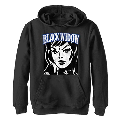 Sweat-shirt à capuche enfant Marvel noir facile à laver pour garçon