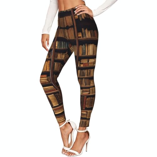 Leggings suaves para mujer con compresión moldeadora y diseño literario