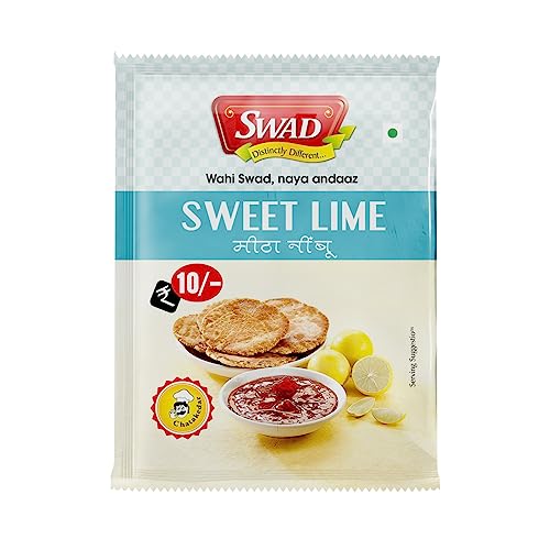 Image of SWAD Delicious Traditional Sweet Lime Chutney / Sweet and Sour Lemon Chatni / Khatti Meethi Nimbo Chatni / Nimbo Slices Khatti Meethi Lemon Chutney - 40gm (Pack of 50)