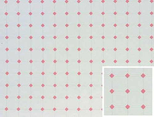 Miniature Pink Diamond White Tile Flooring for The Dollhouse