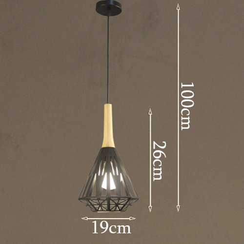 Lustre de restaurant en fer ajouré moderne à tête unique durable - 8