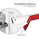Bonschiene Bonleiste Gastronomie Bonhalter Notizleiste - Selbstklebend Aluminium Bestellhalter Klemmleiste Zettelhalter für Hold Orders, Küche Ticket, Bar, Büro, Bestellung, 30cm