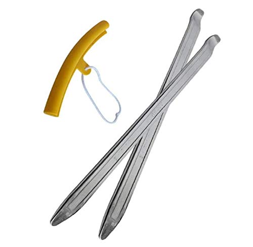 バイクタイヤレバー タイヤ 交換 組み替え 保護 カー用品 リムプロテクター付き セット DIY 車 295mm ホイール 2本