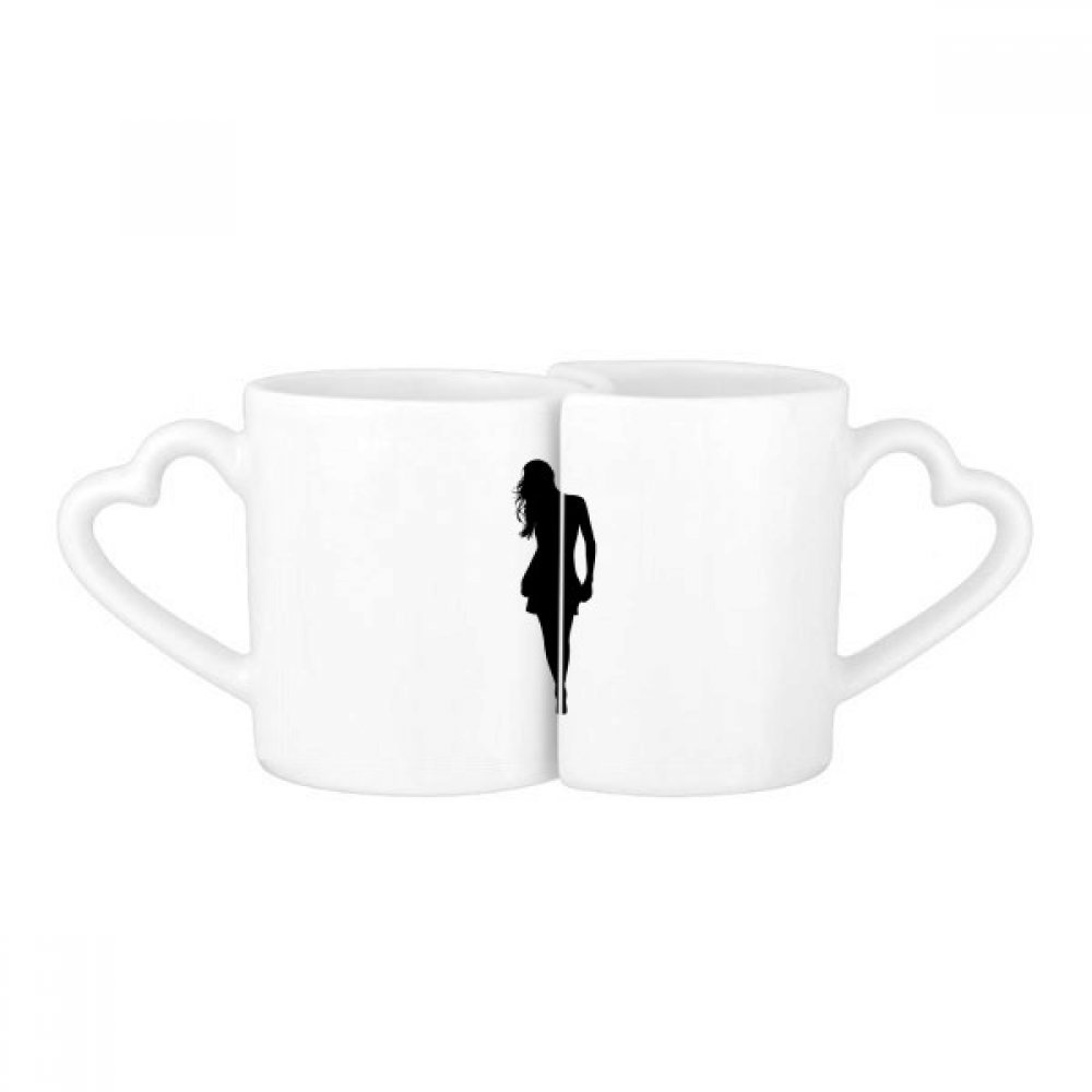 Tasse en céramique avec poignées cadeau de style multicolore pour amoureux