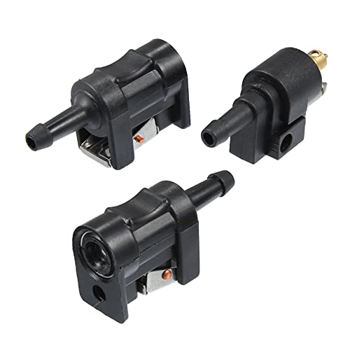 QUARKZMAN 3pcs 8mm Moteur Carburant Ligne Connecteur Mâle Raccords pour Yamaha