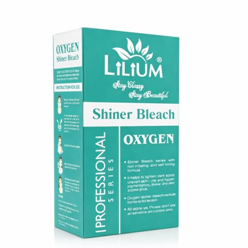 Image of Lilium Oxygen Shiner Bleach 580g | Enhance Skin Radiance | Safe & Effective | Helps to Lighten Dark Spots | Advanced Tan Removal Formula | Aloevera Extract | For All Skin Types | Salon, Spa, Home & Professional Use