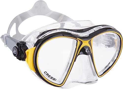 Cressi Adult Small Inner Volume Scuba Diving Mask Made In The Revolutionary Crystal Silicone | Eyes Evolution Crystal #TOP29
