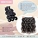 Wigtune 16A Raw Body Wave Human Hair Bundles 20 22 24 Inch Brazilian Virgin 100% Unprocessed 3 Bundles Human Hair Hight Quality Hair for Black Women Natural Color