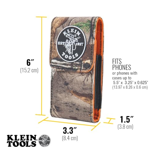 Image of Klein Tools 55563 Tradesman Pro Camo Phone Holder, Large