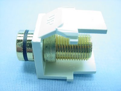 Banana Jack QuickPort Leviton 40837-BAE connecteur audio amande sans perte