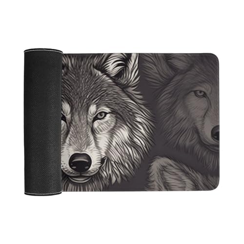 Tapis de souris de grande taille imperméable avec base antidérapante